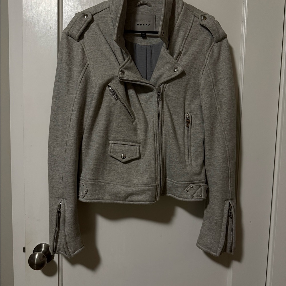 Cotton moto military jacket from Nordstrom - Picture 8 of 10